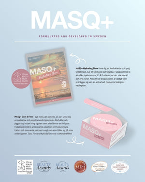 MASQ+ Cool & Firm eye mask, gel patches, 15 pk