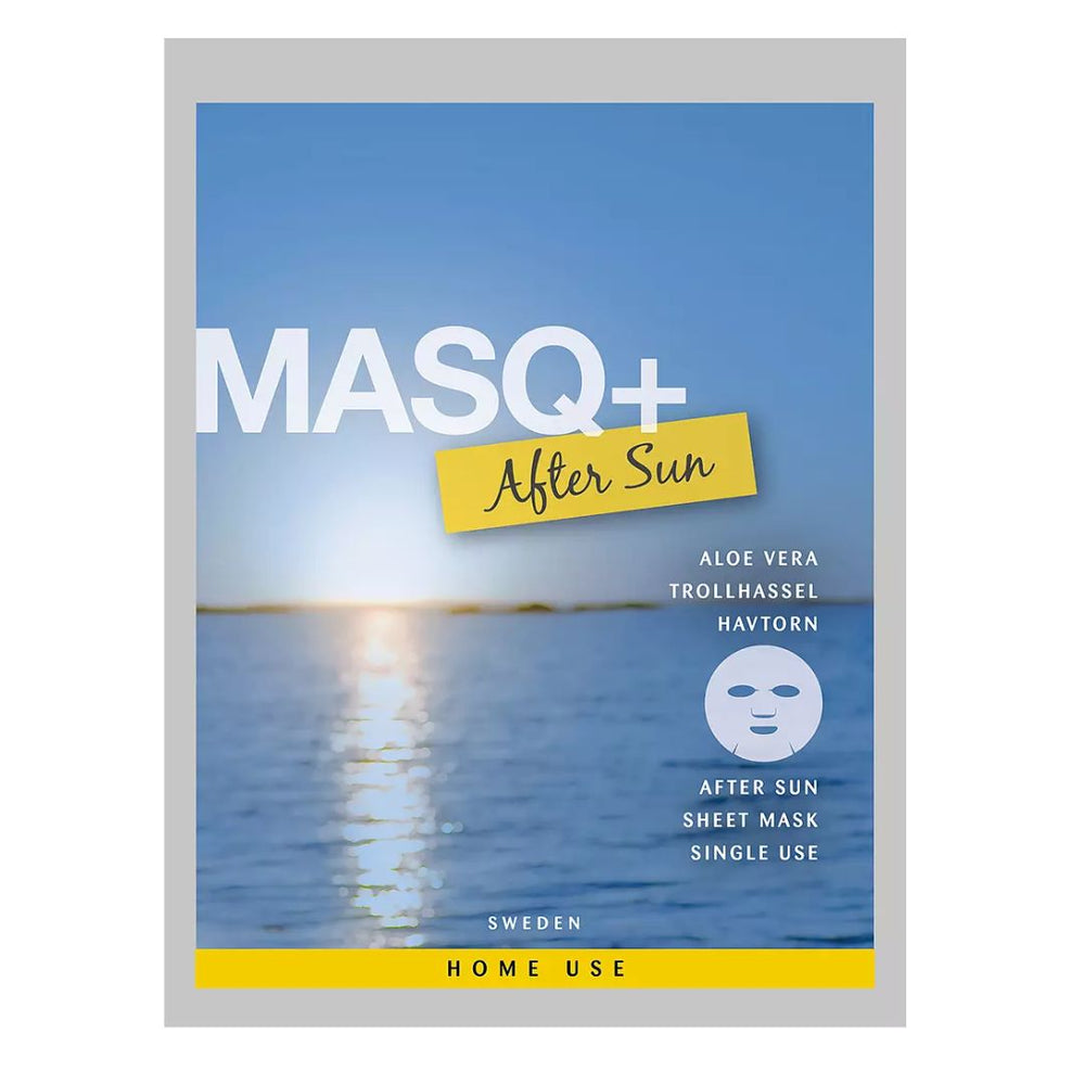MASQ+ After Sun, Sheet Maske – 5stk/pakke