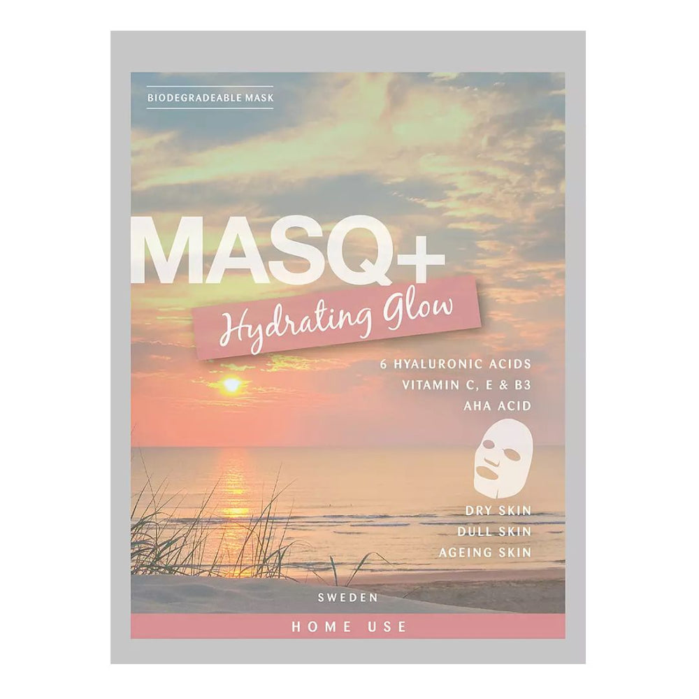 MASQ+ Hydrating Glow; Sheet Maske – 5stk/pakke