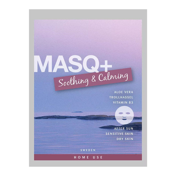 MASQ+ Soothing & Calming, Sheet Maske - 5stk/pakke